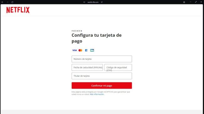 Nueva modalidad de estafa con Netflix