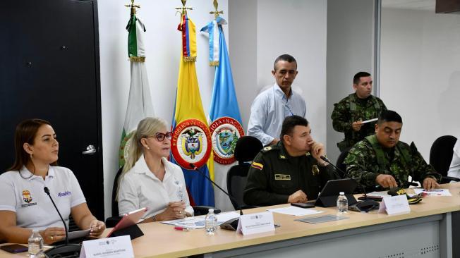 Gobernadora del Valle del Cauca, Dilian Francisca Toro, lideró consejo de seguridad en Buga