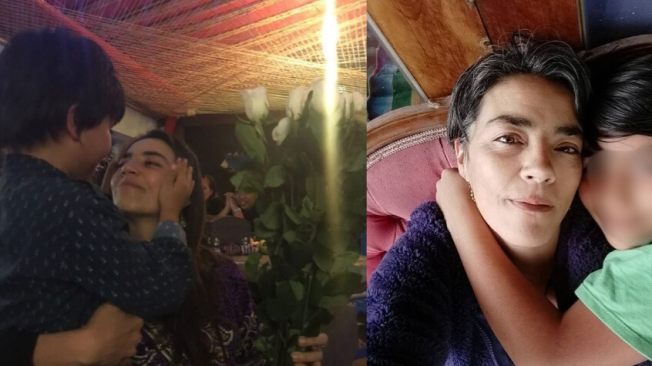Hijo de Sandra Reyes