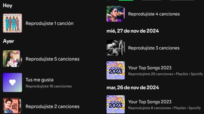 Spotify Wrapped en el 2024