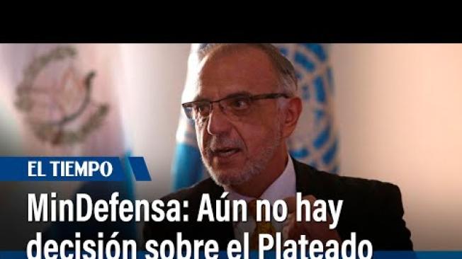 Ministro de Defensa admite falta de decisión del Gobierno sobre el operativo en el Plateado, Cauca