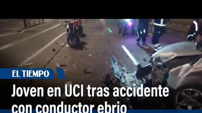 Una joven, en UCI tras choque con conductor ebrio en la carrera Séptima| El Tiempo