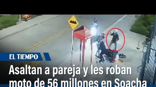 Asaltan a pareja y roban moto de 56 millones en Soacha | El Tiempo