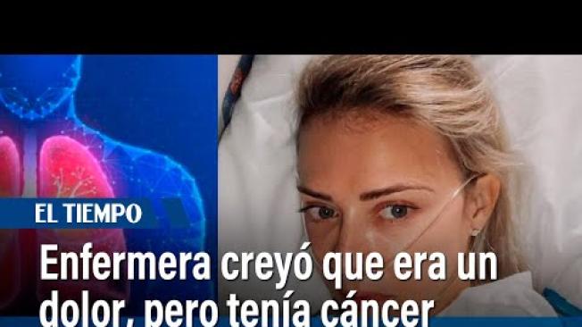 Enfermera pensó que era dolor muscular, pero tenía cáncer de pulmón en etapa 4 | El Tiempo