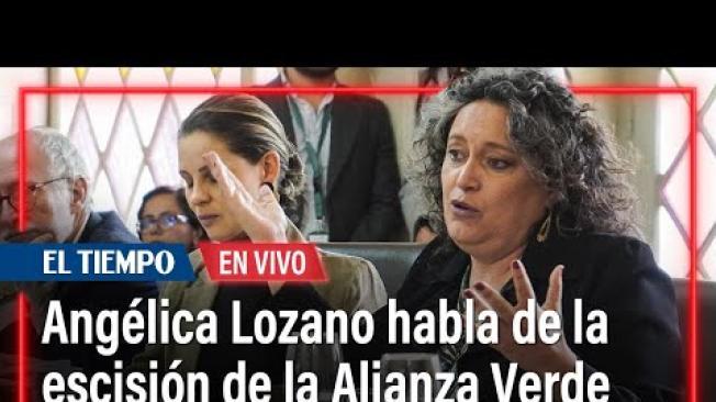 Angélica Lozano habla de la escisión de la Alianza Verde