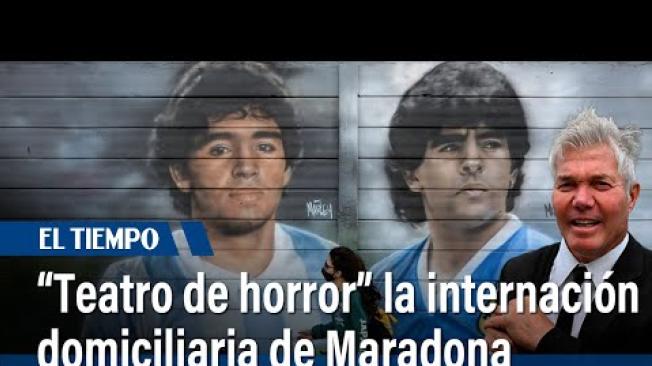 Fiscal argentino califica como “teatro de horror” la internación domiciliaria de Maradona