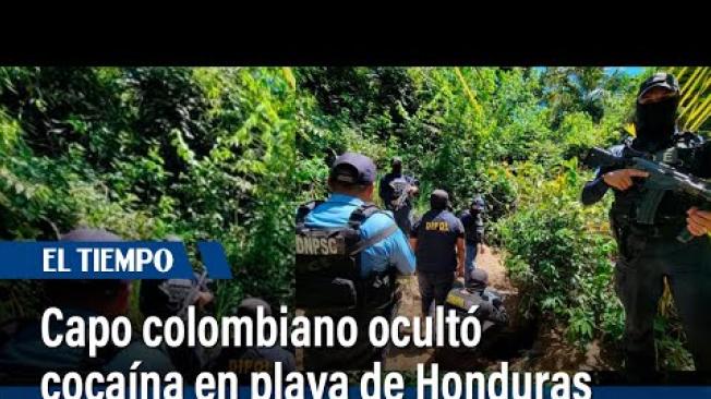 La narcofortuna de un capo colombiano que ocultó cocaína en una playa de Honduras