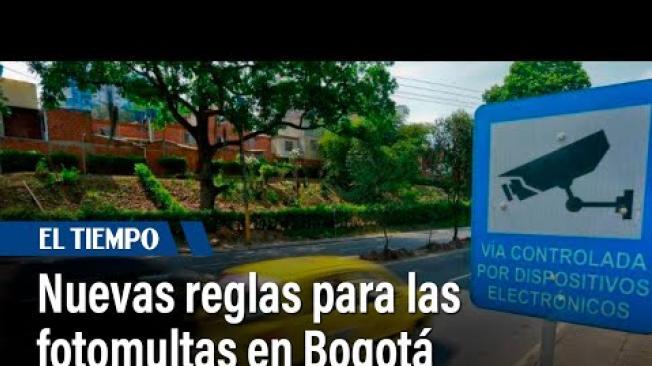 Nuevas reglas para las fotomultas ''escondidas'' en las vías de Bogotá | El Tiempo