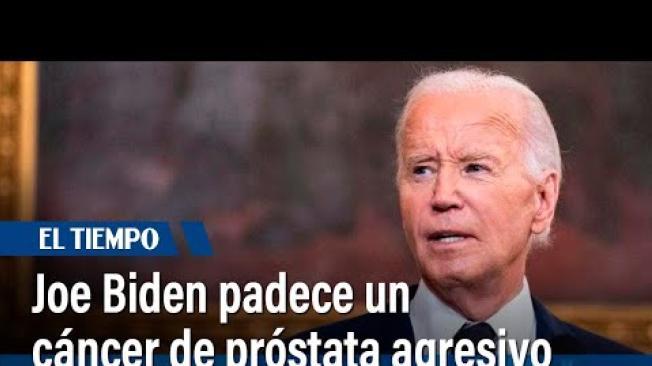El expresidente estadounidense Joe Biden fue diagnosticado con una forma "agresiva" de cáncer de próstata que se ha extendido a sus huesos, por lo que evalúa opciones de tratamiento junto a su familia, según un comunicado de su oficina emitido el domingo.