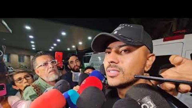Padre del niño que fue liberado.