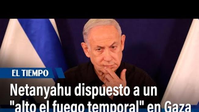 El primer ministro israelí, Benjamin Netanyahu, declaró el miércoles que está abierto a un "alto el fuego temporal" en Gaza, al tiempo que se intensifica la presión internacional por la ofensiva israelí y el bloqueo de la ayuda en el territorio palestino.