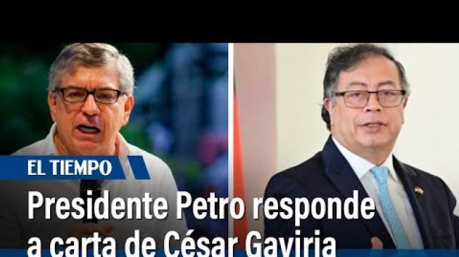 El presidente Gustavo Petro respondió contundentemente a la carta enviada por el expresidente César Gaviria , quien lo acusó de pretender imponer una " constitución paralela " y advirtió que podría desconocer su autoridad. Petro calificó estas afirmaciones como una "amenaza de golpe de Estado" y advirtió que la democracia y la institucionalidad están en juego.