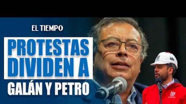 Nuevo enfrentamiento entre Galán y Petro por bloqueos en el paro nacional | El Tiempo