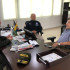 Martín Mestre estuvo de visita en la Policía Metrpolitana de Barranquilla, donde ha sido enterado de los pormenores de la captura en Brasil del asesino de su hija, Nancy mestre.