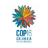Logo oficial de la COP16.