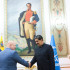 El presidente de Venezuela, Nicolás Maduro  saluda al fiscal de la Corte Penal Internacional (CPI), Karim Khan.