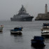 Flotilla de la Marina de Guerra de Rusia en Cuba.