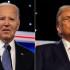 Joe Biden y Donald Trump durante el primer debate presidencial de EE. UU.