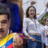 Nicolás Maduro y la oposición, liderada por Corina Machado y Edmundo González.