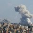 Bombardeos israelíes en la localidad de Zaita, en el sur del Líbano.