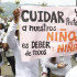 Marcha contra violencia hacia los ni??os y ni??as