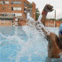 Carlos Serrano entrena todas las tardes en la piscina olímpica de la Unidad Deportiva Alfonso López, en Bucaramanga.