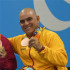 El nadador Moisés Fuentes ganó la medalla de bronce por su actuación en los 100m braza masculino - SB4.