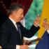 Los presidentes Juan Manuel Santos y Emmanuel Macron brindaron anoche en una cena por sus propósitos comunes.