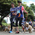Cientos de personas corrieron con sus perros la carrera Canicross