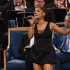 Ariana Grande ofreció un homenaje musical durante el funeral de Aretha Franklin.