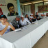 Algunos de los jóvenes que participaron del primer Encuentro político  en ETCR en Charras, Guaviare.
