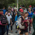 Los miles de migrantes hondureños conforman una nueva caravana migrante que dejó el pasado miércoles la ciudad hondureña de San Pedro Sula.