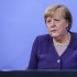 La canciller alemana, Angela Merkel, asiste a una conferencia de prensa tras una videoconferencia con los premiers estatales alemanes sobre la situación actual del coronavirus, en la Cancillería en Berlín, Alemania, 02 de diciembre de 2021.