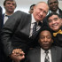 Diego Maradona, Vladimir Putin y Pelé
