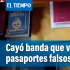 Los delincuentes obtenían pasaportes robados, los modificaban y luego vendían en diferentes países.