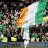 Seguidores del Celtic muestran una bandera de Irlanda en el clásico contra Rangers, el pasado 2 de abril.