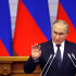 Vladimir Putin en comparecencia ante el parlamento ruso.