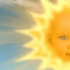 Jessica Smith interpretando a 'Baby Sun' en 'Los Teletubbies'.
