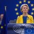 La presidenta de la Comisión Europea, Ursula von der Leyen, en el discurso del "El estado de la Unión Europea".