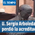 Estudiantes de la universidad Sergio Arboleda están preocupados por la pérdida de la acreditación de alta calidad, del centro educativo.