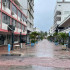 Así luce el centro de San Andrés tras las intensas lluvias por causa de la tormenta tropical Julia.