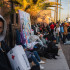 Migrantes del refugio de la Iglesia del Sagrado Corazón cerca de la frontera de Estados Unidos con México aguardaban el final del Título 42.