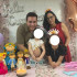 Alejandro Estrada, Olgar Cardona con las hijas de la pareja de esposos.