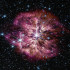 NYT: La estrella caliente Wolf-Rayet 124, captada por el Telescopio Espacial James Webb antes de convertirse en una supernova.