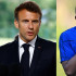 Emmanuel Macron y Kylian Mbappé