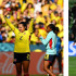 Colombia y Alemania en el Mundial femenino de fútbol.