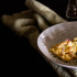 Tagliatelle ai gamberi, plato de La Terrazza, restaurante de Merkaorgánico.