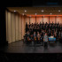 La Sociedad coral de Bogotá y la Orquesta Sinfónica.