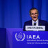 Rafael Mariano Grossi, pronuncia un discurso durante la 67.ª Conferencia General del Organismo Internacional de Energía Atómica (OIEA).