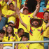 Ambiente interno del partido Colombia-Venezuela en el estadio Metropolitano de Barranquilla celebrado el 7 de septiembre con hinchas de la Selección Colombia.
